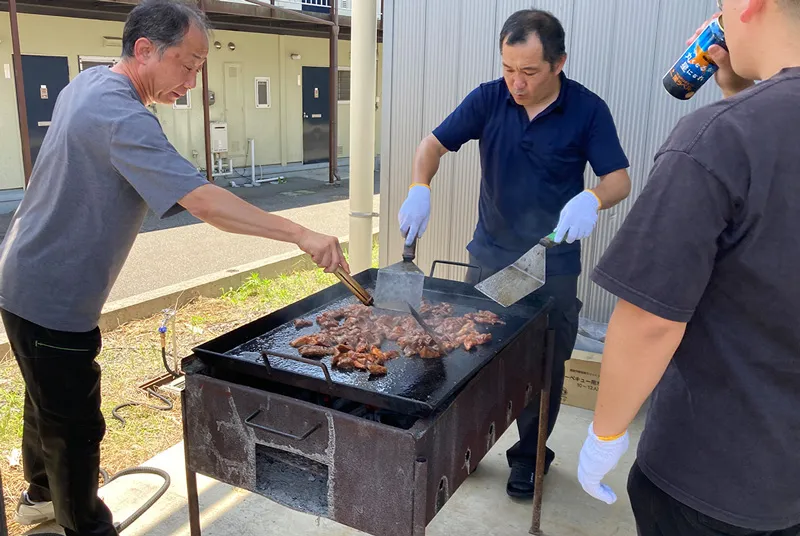 タケウチライン BBQ（バーべキュー）を楽しみました