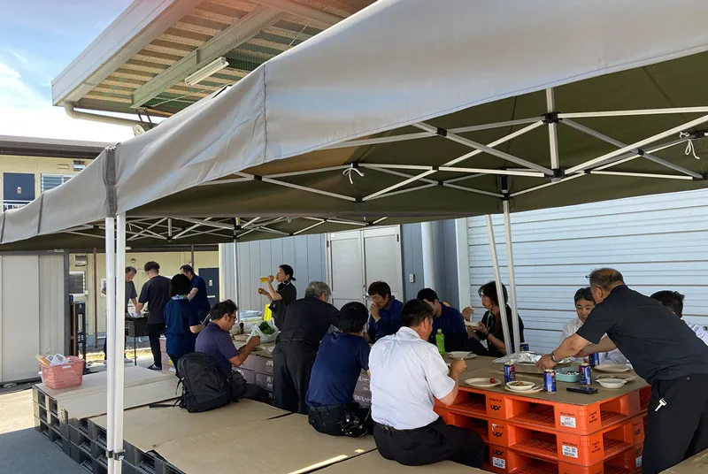 タケウチライン 社内行事 BBQ